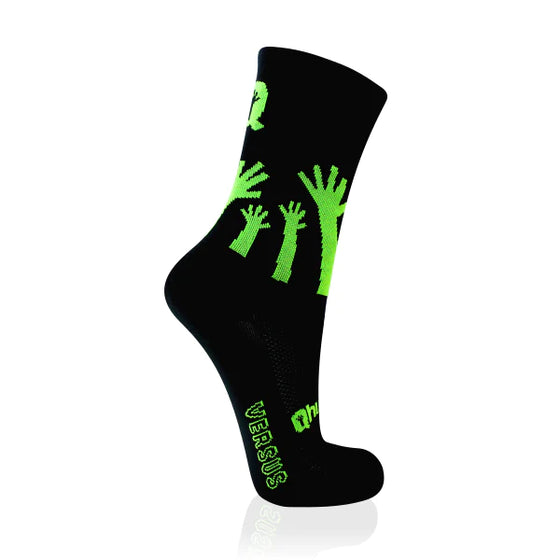 Versus Qhubeka Black & Green Socks